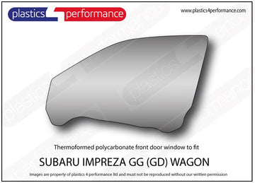 ポリカーボネート ウインドウキット｜スバル Impreza GG Wagon