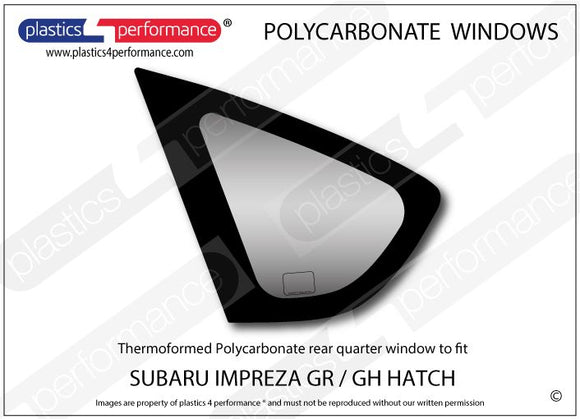 ポリカーボネート ウインドウキット｜スバル Impreza GR / GH