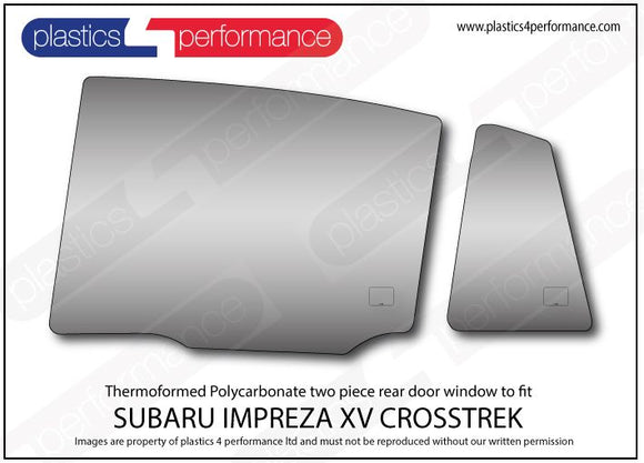 ポリカーボネート ウインドウキット｜スバル Impreza XV Crosstrek