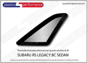 ポリカーボネート 右リアクォーターウインドウ｜スバル Legacy BC Sedan