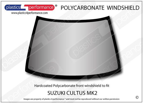 ポリカーボネート フロントウインドスクリーン｜スズキ Swift / Cultus MK2 - 3dr Hatchback