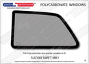 ポリカーボネート ウインドウキット｜スズキ Swift / Cultus MK1 - 3dr Hatchback