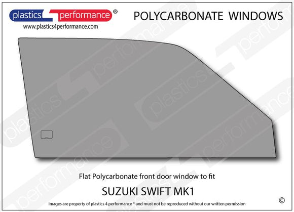 ポリカーボネート ウインドウキット｜スズキ Swift / Cultus MK1 - 3dr Hatchback