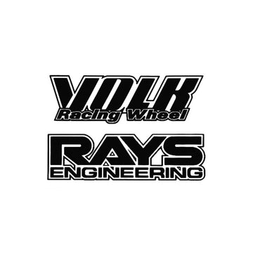 RAYS No.15 REPAIR STICKER TE37 2PC BK