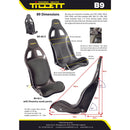 Tillett B9 カーボン シートキット 2脚セット（シートベース・スライダー付）Huracán ／ R8