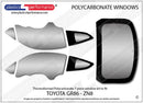 GR86 (ZN8) / BRZ (ZD8) ポリカーボネート ウィンドウキット［5ピース/7ピース］-2
