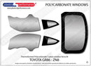 GR86 (ZN8) / BRZ (ZD8) ポリカーボネート ウィンドウキット［5ピース/7ピース］-1