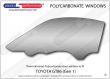 トヨタ GT86 (ZN6) Lexan® ポリカーボネート ウィンドウキット