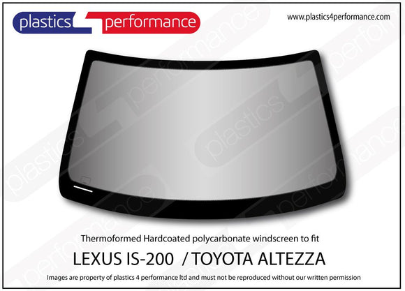 ポリカーボネート フロントウインドスクリーン｜トヨタ ALTEZZA XE10