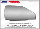 ポリカーボネート ウインドウキット｜日産 Almera N15 Hatchback