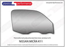 ポリカーボネート ウインドウキット｜日産 Micra K11