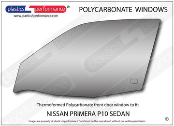 ポリカーボネート ウインドウキット｜日産 Primera P10 Sedan
