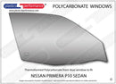 ポリカーボネート ウインドウキット｜日産 Primera P10 Sedan