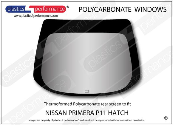 ポリカーボネート ウインドウキット｜日産 Primera P11 Hatchback