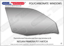 ポリカーボネート ウインドウキット｜日産 Primera P11 Hatchback