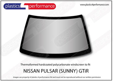 ポリカーボネート フロントウインドスクリーン｜日産 Pulsar / Sunny GTiR