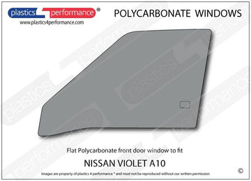ポリカーボネート ウインドウキット｜日産 Violet A10 Sedan