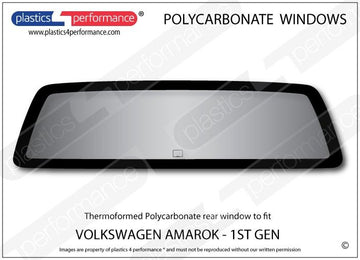 ポリカーボネート リアウインドウ｜Volkswagen Amarok - 1st Generation