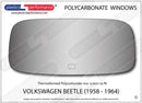ポリカーボネート ウインドウキット｜Volkswagen Beetle - 1958 - 1964