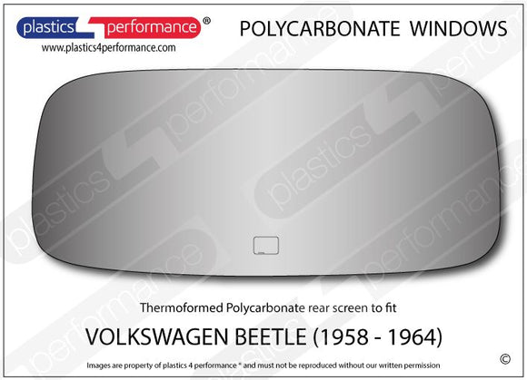 ポリカーボネート ウインドウキット｜Volkswagen Beetle - 1958 - 1964