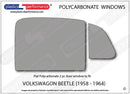 ポリカーボネート 右フロントドアウインドウ｜Volkswagen Beetle - 1958 - 1964