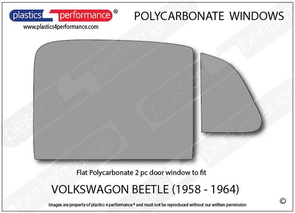 ポリカーボネート ウインドウキット｜Volkswagen Beetle - 1958 - 1964
