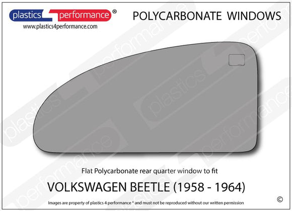 ポリカーボネート ウインドウキット｜Volkswagen Beetle - 1958 - 1964