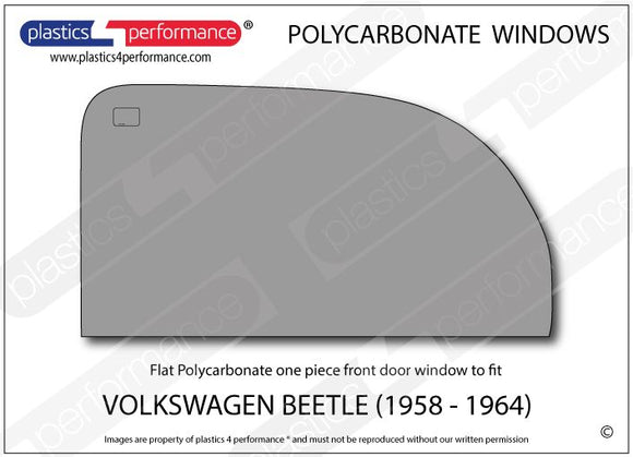 ポリカーボネート ウインドウキット｜Volkswagen Beetle - 1958 - 1964