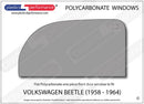 ポリカーボネート ウインドウキット｜Volkswagen Beetle - 1958 - 1964