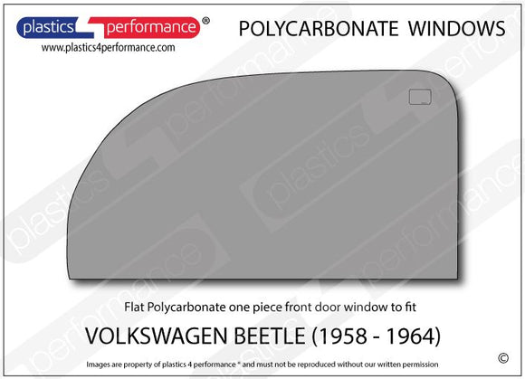ポリカーボネート ウインドウキット｜Volkswagen Beetle - 1958 - 1964
