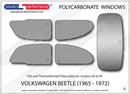 ポリカーボネート ウインドウキット｜Volkswagen Beetle - 1965 - 1972