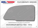 ポリカーボネート ウインドウキット｜Volkswagen Beetle - 1965 - 1972