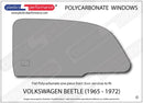 ポリカーボネート ウインドウキット｜Volkswagen Beetle - 1965 - 1972