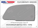ポリカーボネート ウインドウキット｜Volkswagen Beetle - 1972 - 1978