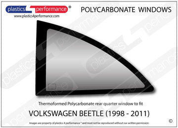 ポリカーボネート 左リアクォーターウインドウ｜Volkswagen Beetle New