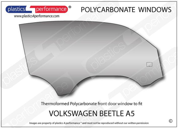 ポリカーボネート 右フロントドアウインドウ｜Volkswagen Beetle A5