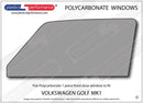 ポリカーボネート 左フロントドアウインドウ｜Volkswagen Golf Mk1