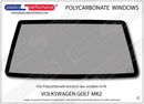 ポリカーボネート ウインドウキット｜Volkswagen Golf Mk2