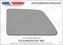 ポリカーボネート ウインドウキット｜Volkswagen Golf Mk2