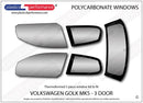 ポリカーボネート ウインドウキット｜Volkswagen Golf Mk5 - 3dr