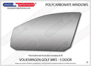ポリカーボネート ウインドウキット｜Volkswagen Golf Mk5 - 5dr