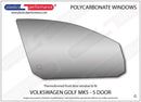 ポリカーボネート ウインドウキット｜Volkswagen Golf Mk5 - 5dr