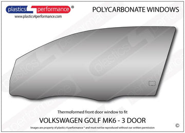 ポリカーボネート ウインドウキット｜Volkswagen Golf Mk6 - 3dr