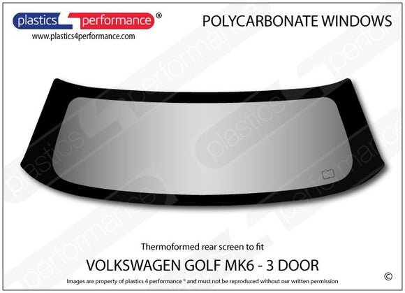 ポリカーボネート ウインドウキット｜Volkswagen Golf Mk6 - 3dr