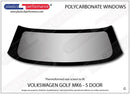 ポリカーボネート ウインドウキット｜Volkswagen Golf Mk6 - 5dr