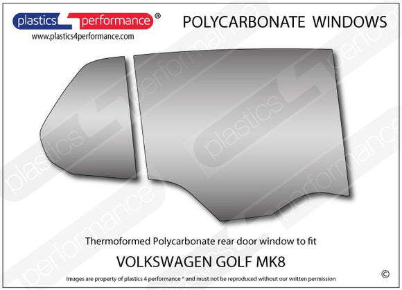ポリカーボネート ウインドウキット｜Volkswagen Golf Mk8 - 5dr