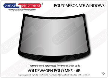 ポリカーボネート フロントウインドスクリーン｜Volkswagen Polo MK5 6R - 3dr