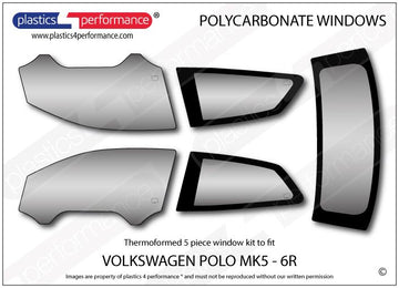 ポリカーボネート ウインドウキット｜Volkswagen Polo MK5 6R - 3dr