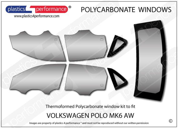 ポリカーボネート ウインドウキット｜Volkswagen Polo MK6 - AW