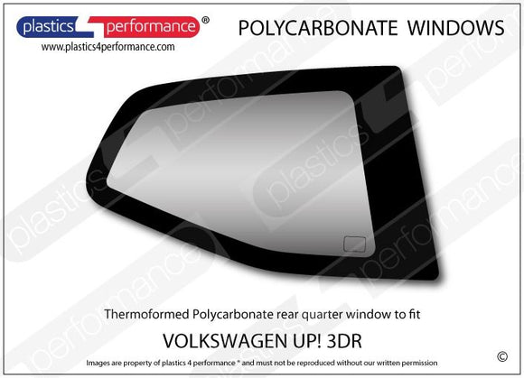 ポリカーボネート ウインドウキット｜Volkswagen Up! - 3dr